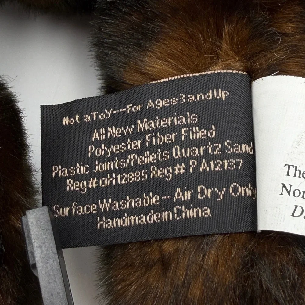 Ditz‎ Designs The Hen House Grizzly Bear Plush Jointed Stuffed Animal Realistic